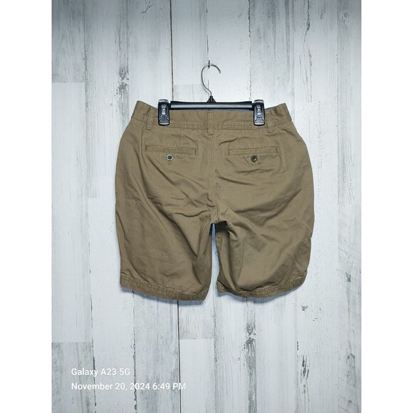 Eddie Bauer Legend Wash Chino Shorts Women's P4 Size 4 Petite - Picture 2 of 7